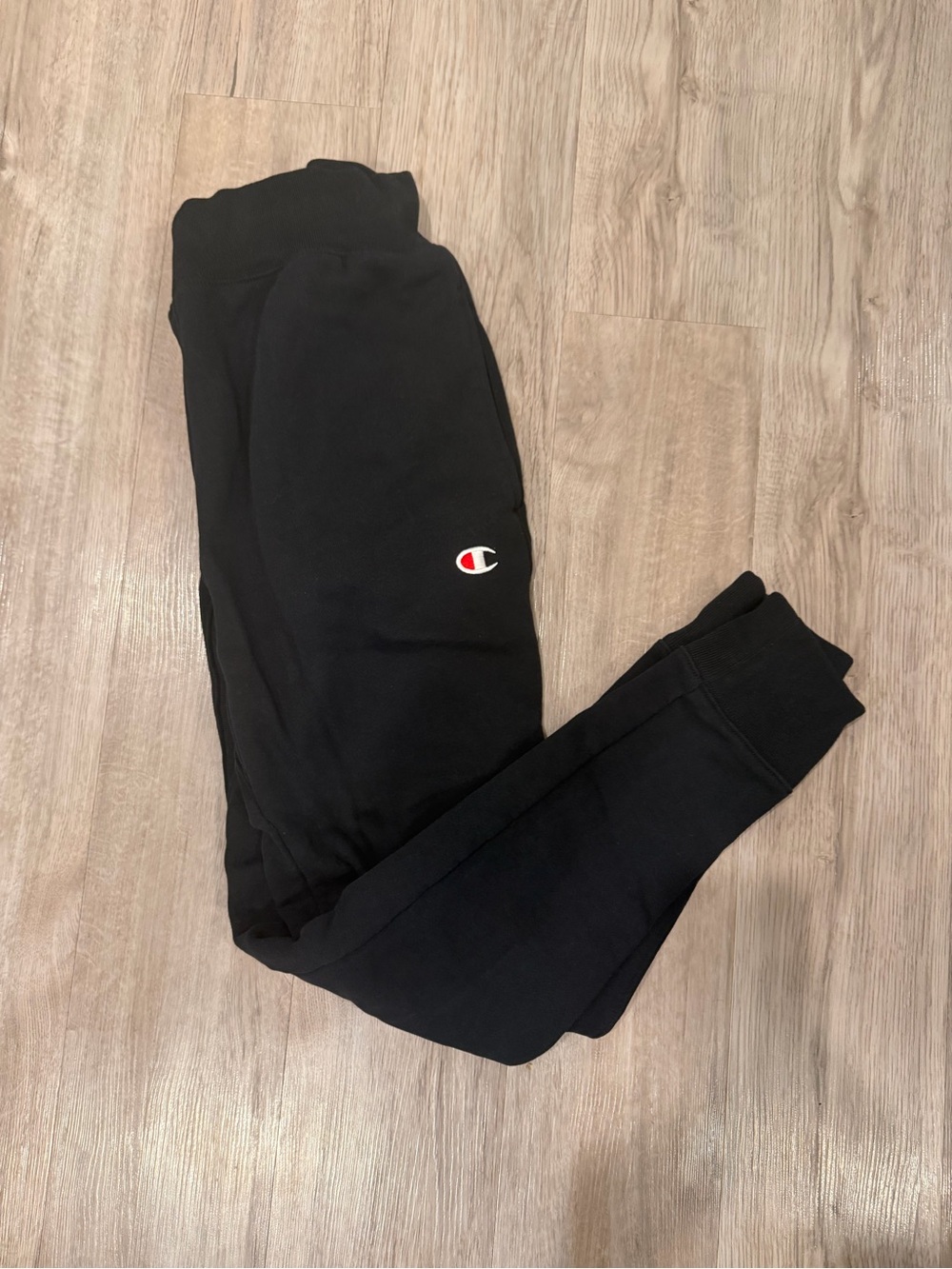 Men’s Champion Reverse Weave Joggers - Black - Size Medium